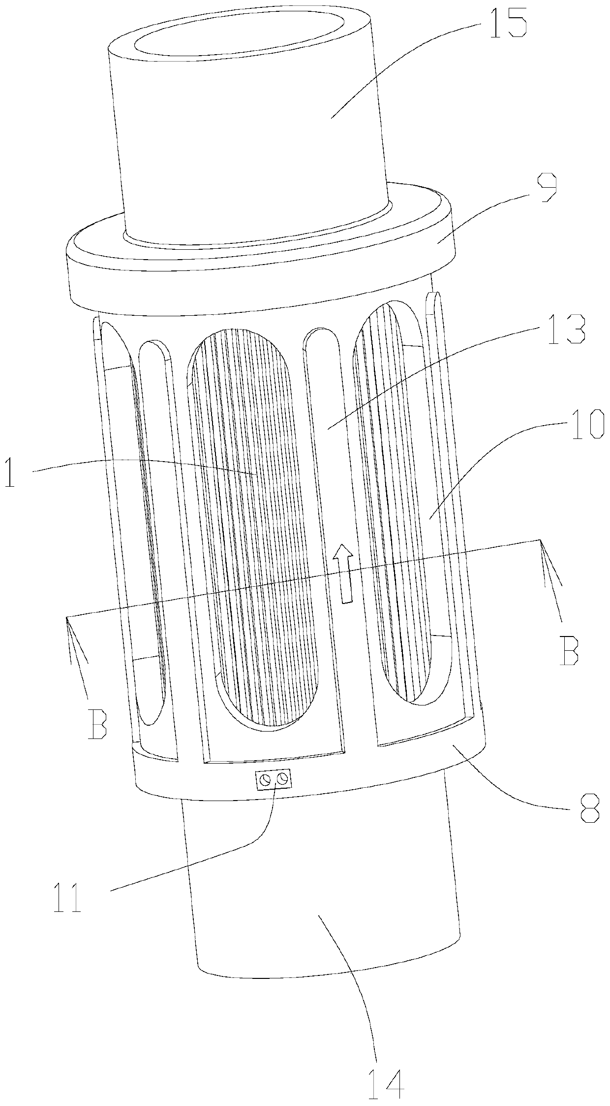 Ventilation and liquid volatilization device, breathing mask, breathing tube and breathing support equipment