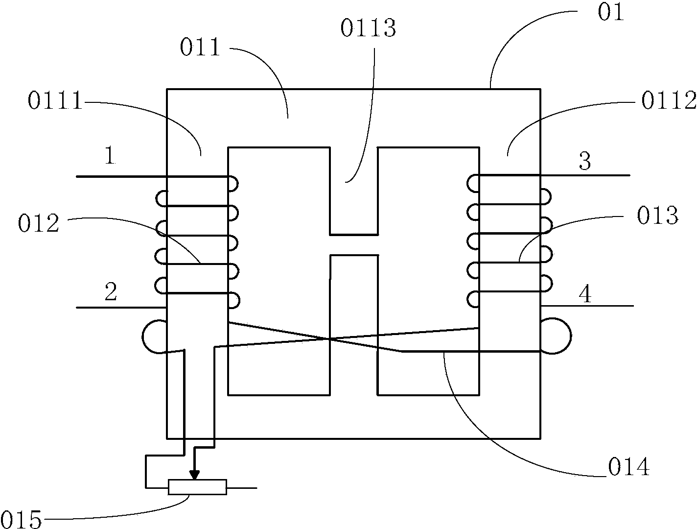 Voltage converter and common-mode noise impedance adjusting method