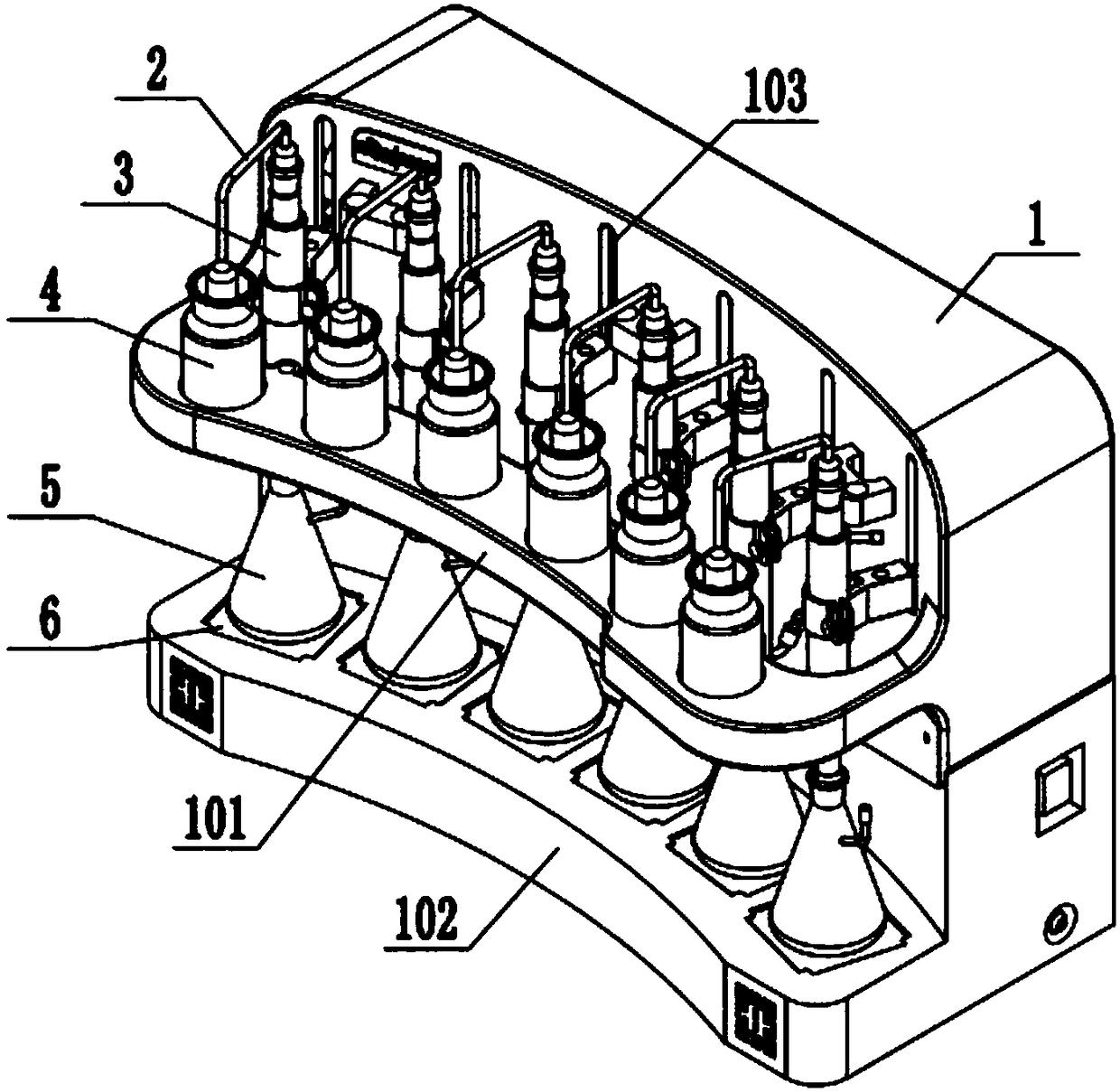 High-chlorine wastewater COD digestion instrument