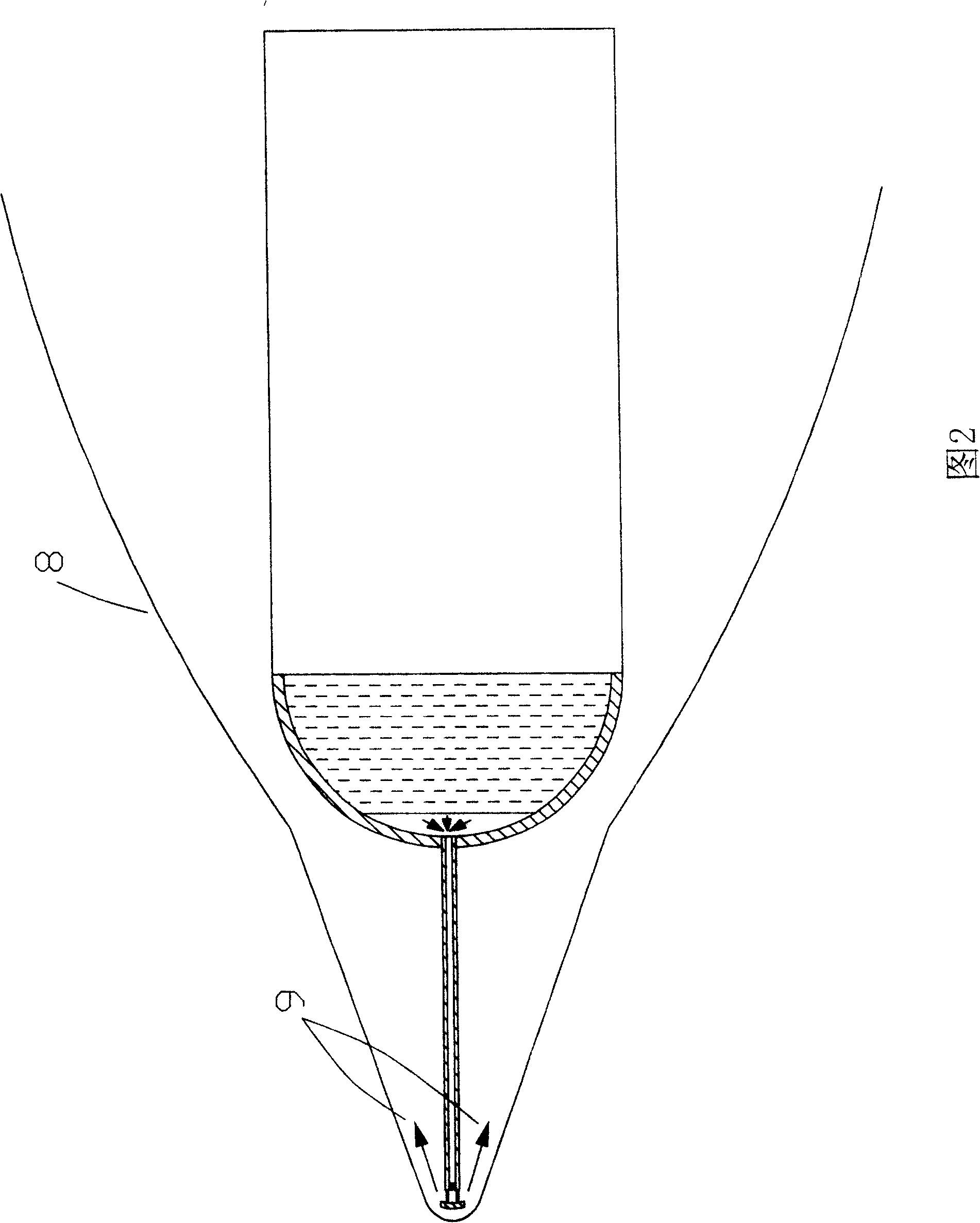 Ablation-free self-adaptive heat-resistant and damping system for high supersonic aerocraft