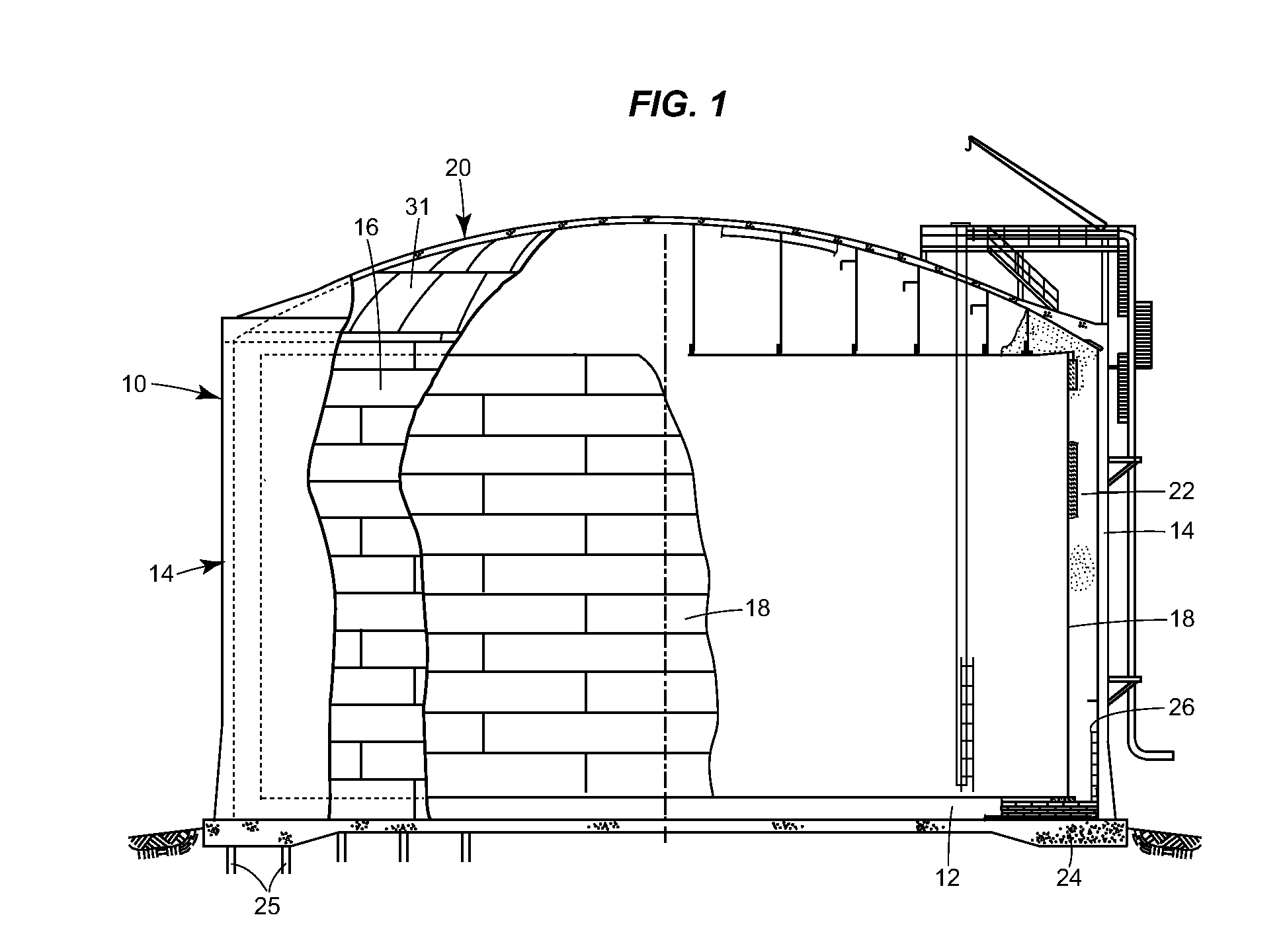 Method of constructing a storage tank for cryogenic liquids
