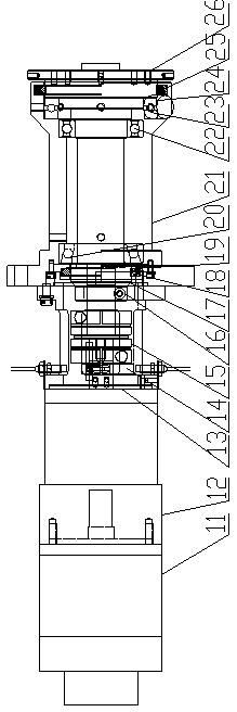 A mechanical control device with cross transposition function and control method thereof