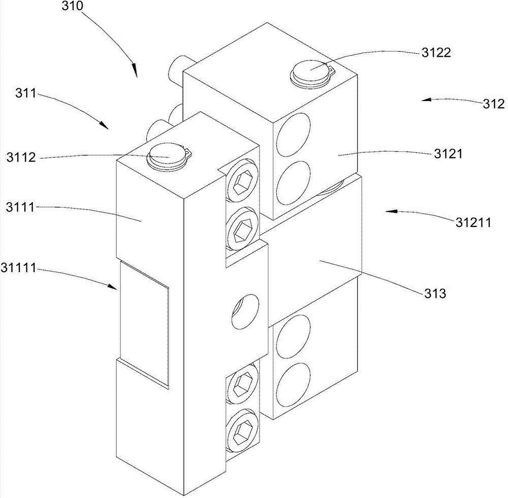 Door body structure for vacuum coating production line