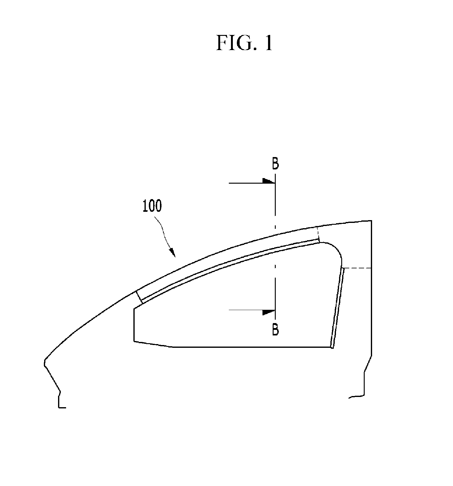 Combination structure of door equipped on vehicle