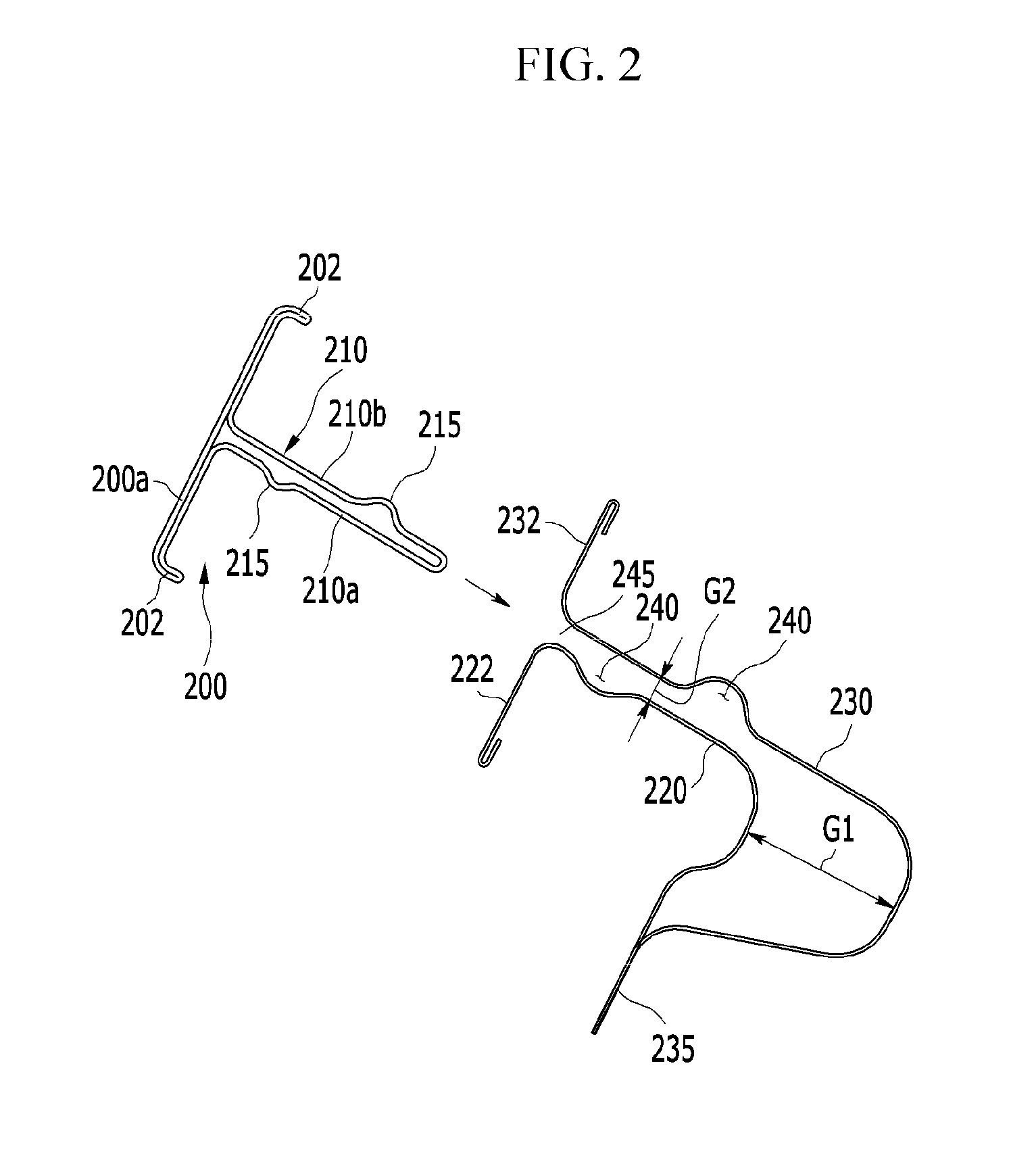 Combination structure of door equipped on vehicle