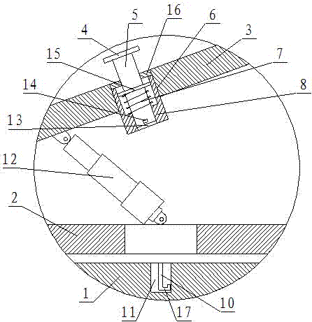 Locking device of crane cab