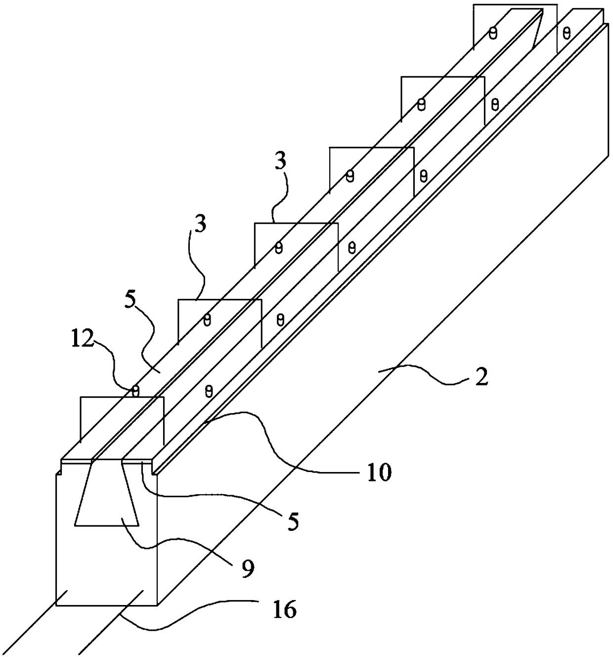 Fabricated beam plate and construction method