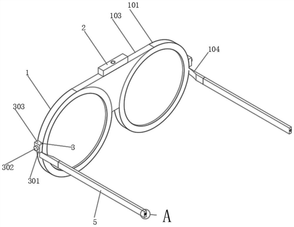 Intelligent blind person glasses combining real person navigation and map navigation