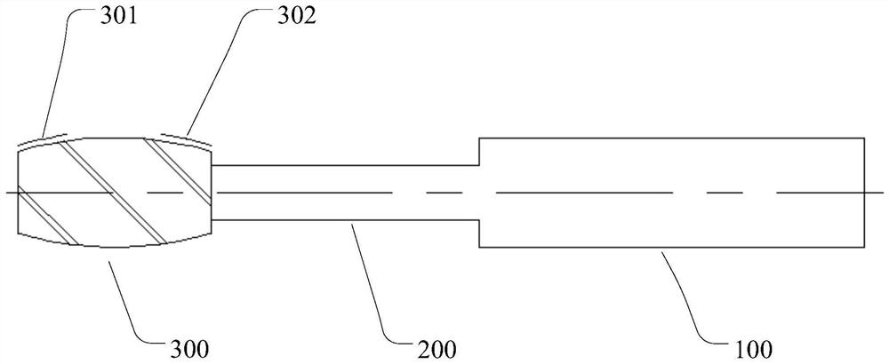 Curved surface cutting tool and numerical control equipment