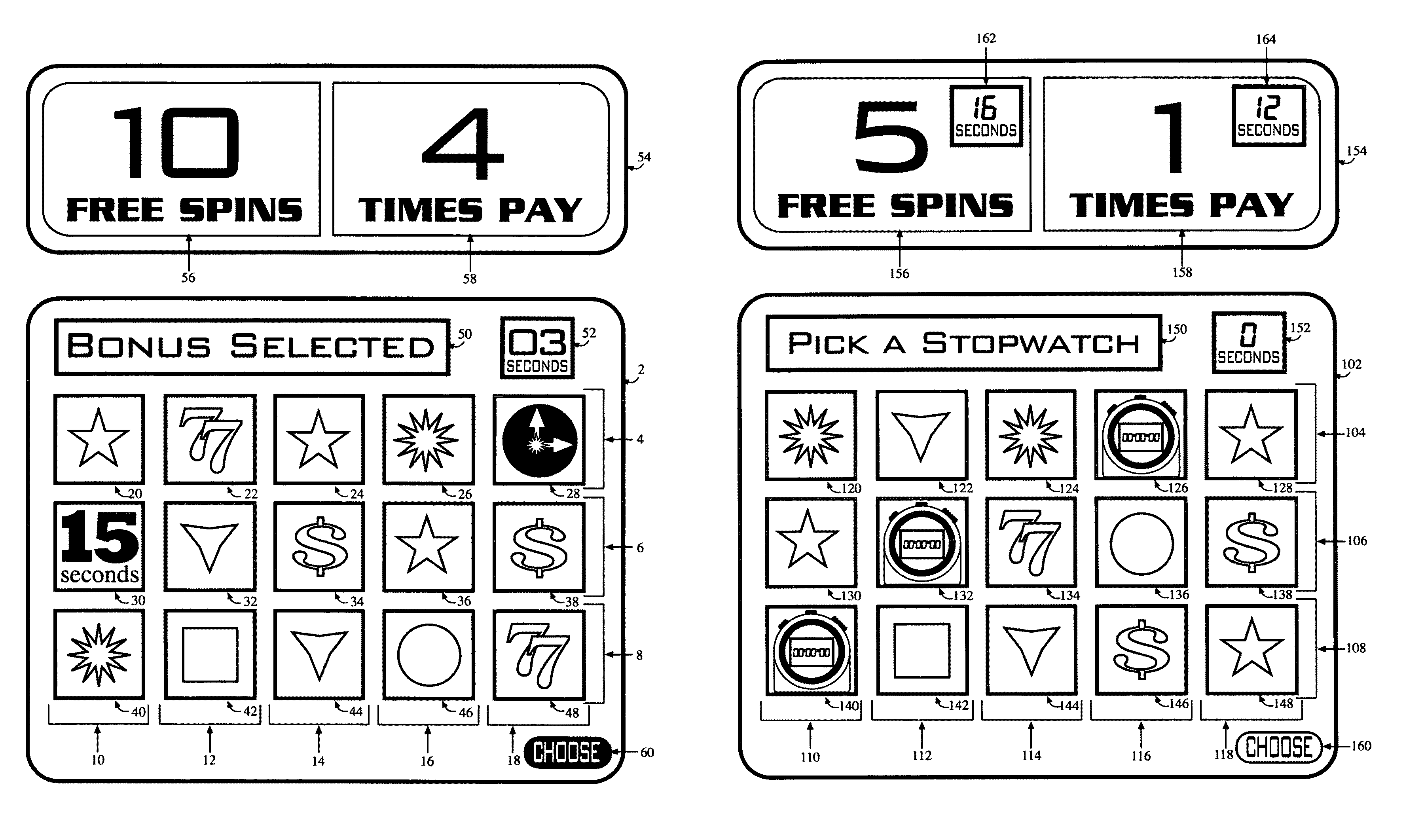 Double time-based bonus method and apparatus for gaming machines