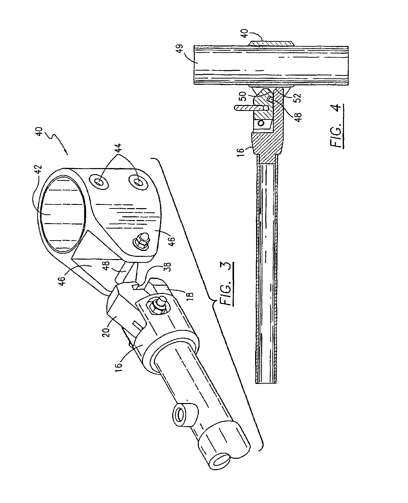 Automatic outrigger lock