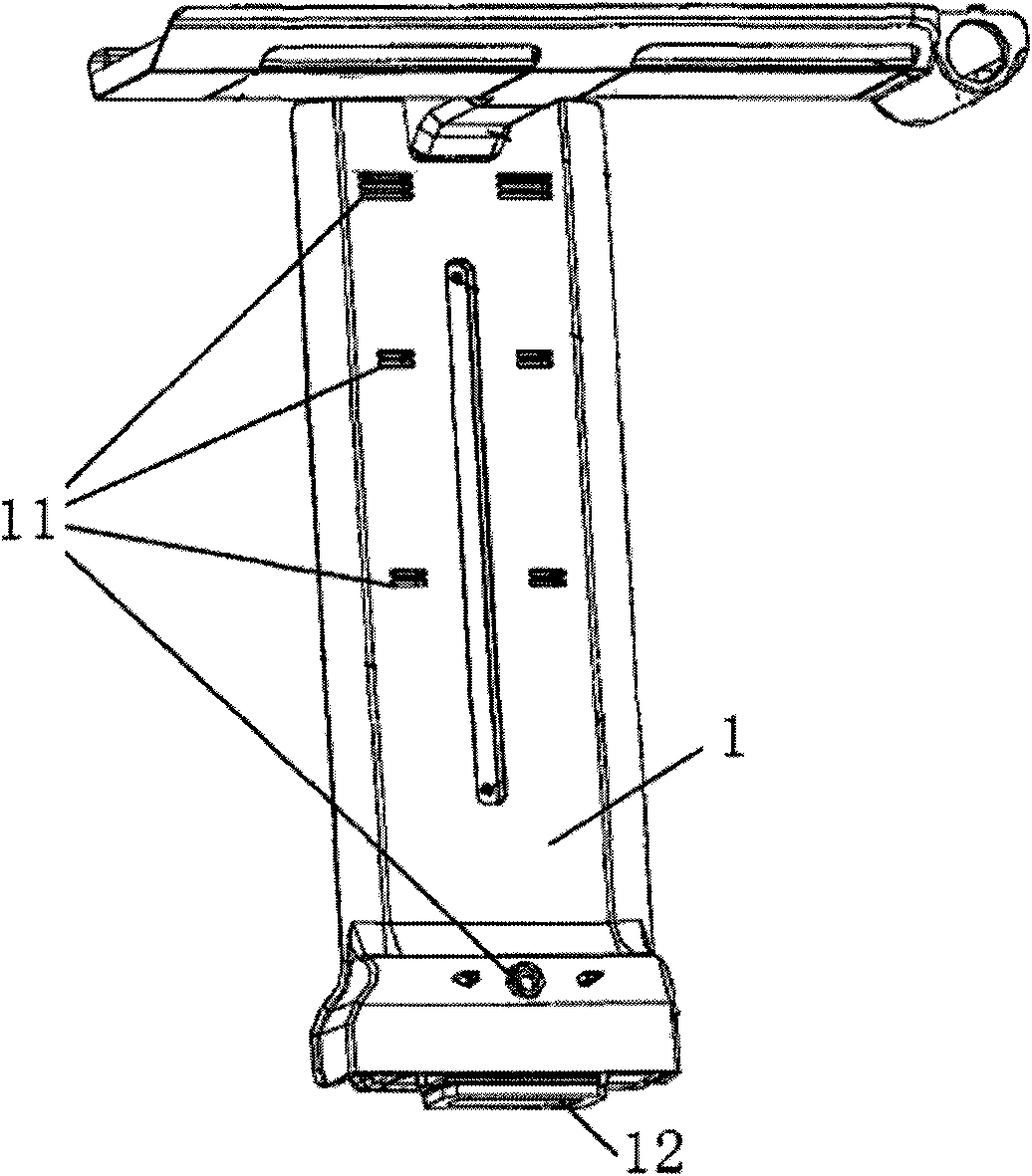Air flue device of refrigerator and refrigerator