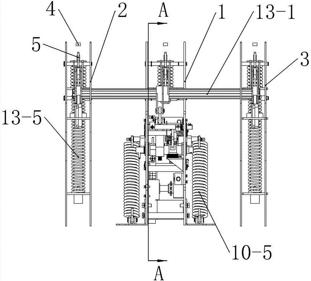 Spring operating mechanism and high-voltage vacuum breaker