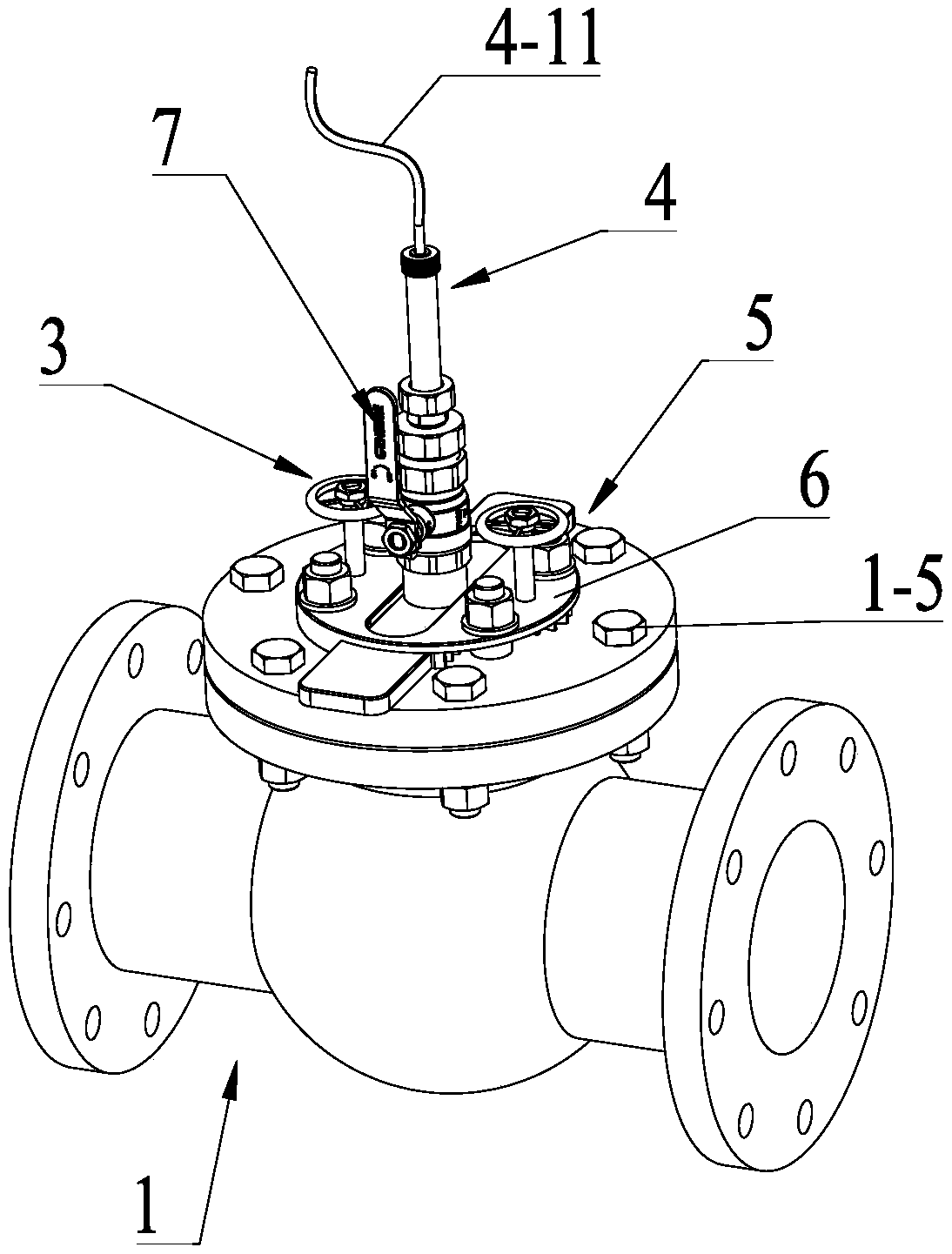 Pipeline flow velocity measuring device based on fiber Bragg grating