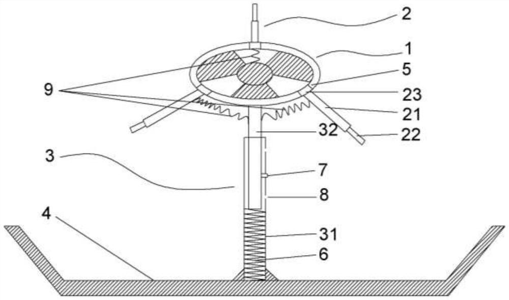 A compact electrical round aluminum rod reel and pay-off stand