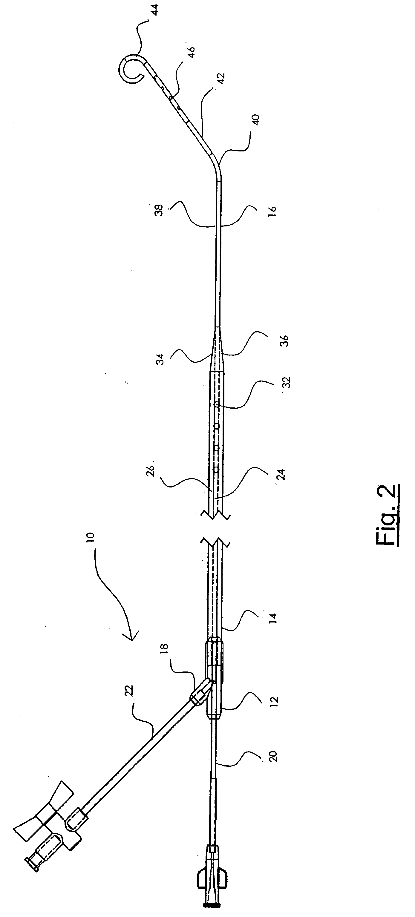 Coaxial dual lumen pigtail catheter