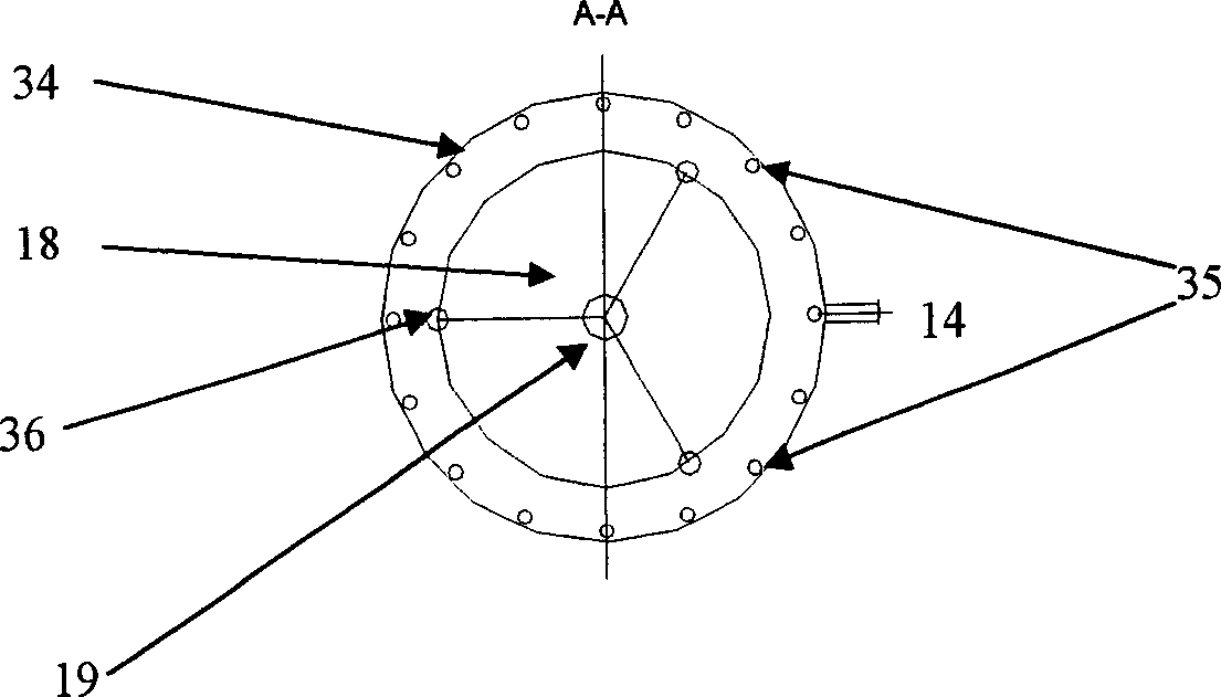 Fluidized bed pump-out gas deoxidation and equipment thereof