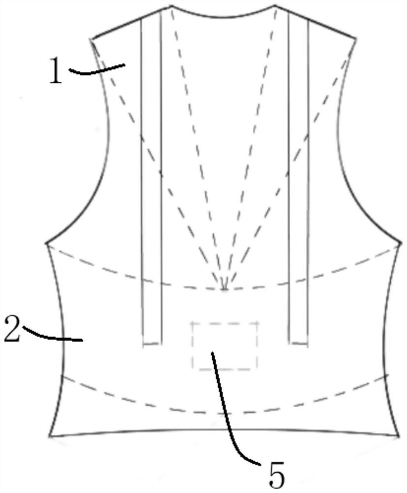 Big data feedback-based chest and abdomen processing device for breathing assistance