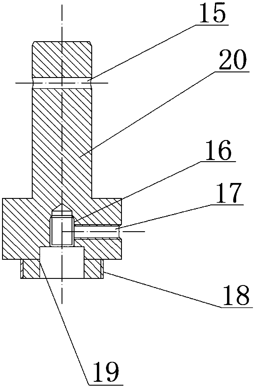 Valve locking press-mounting device