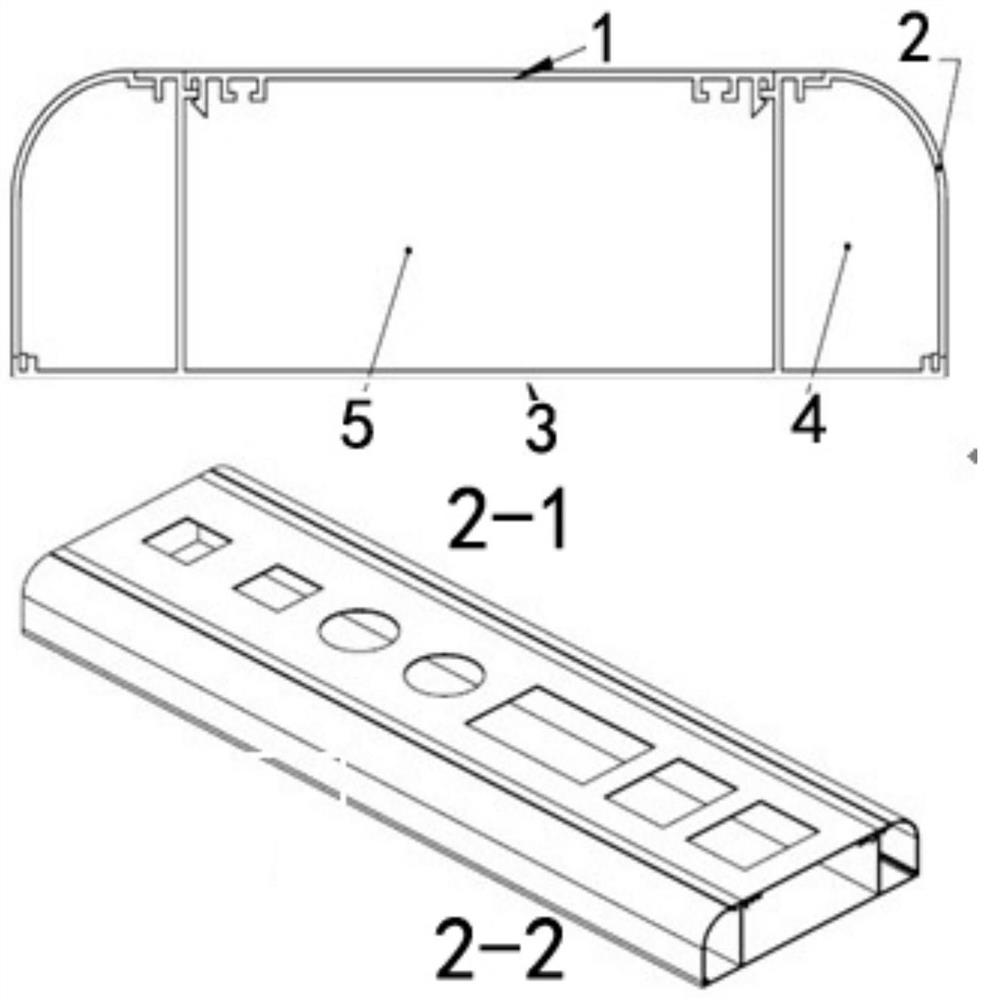 Design of side multi-cavity equipment belt