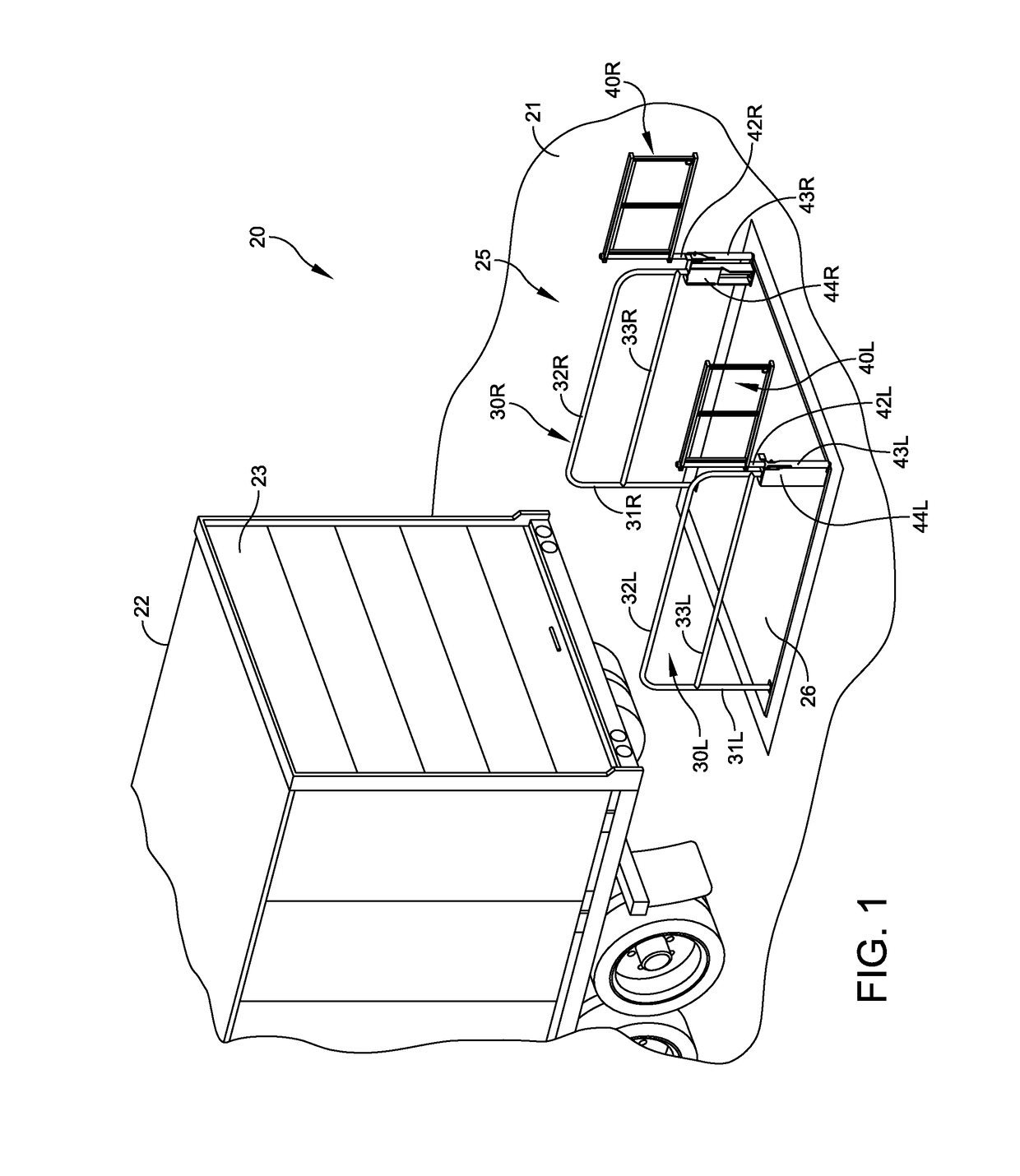 Safety Gate for Loading Dock Lift