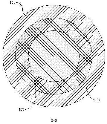 Filling type battery exhaust device