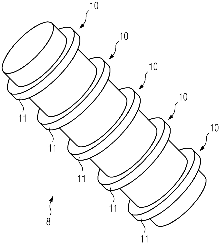 Electric cable for wind turbine and wind turbine