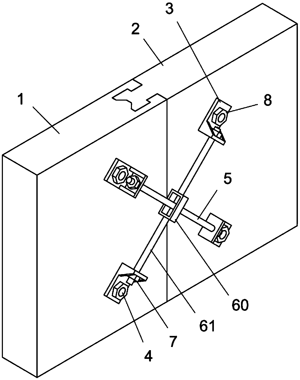Fixing device of assembly type precast plate
