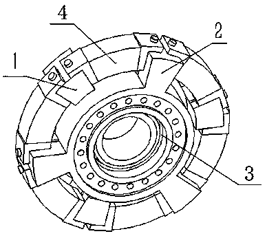 Coupler for shaft suspending type installing direct drive motor and rigid design method thereof