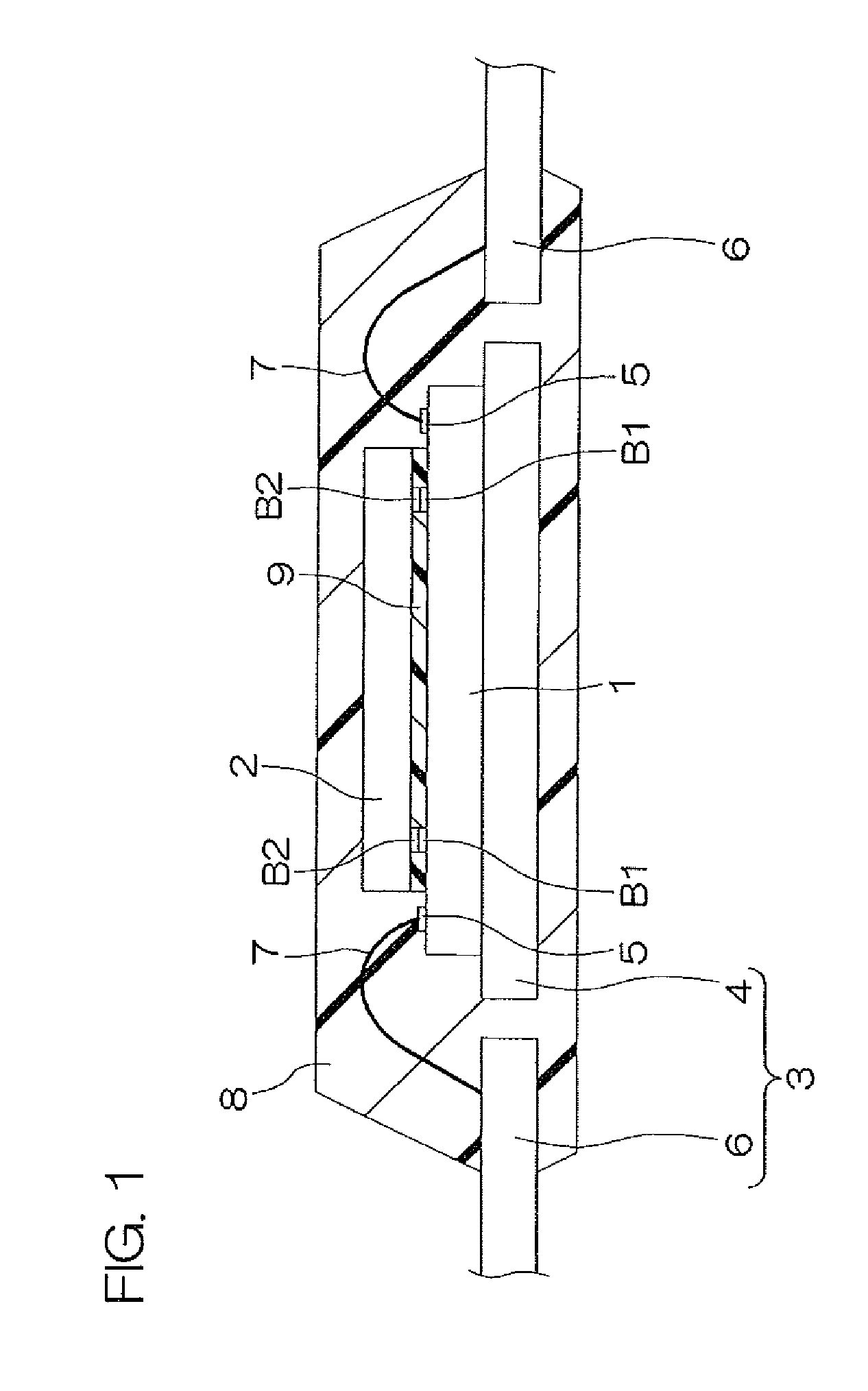 Semiconductor chip, electrode structure therefor and method for forming same