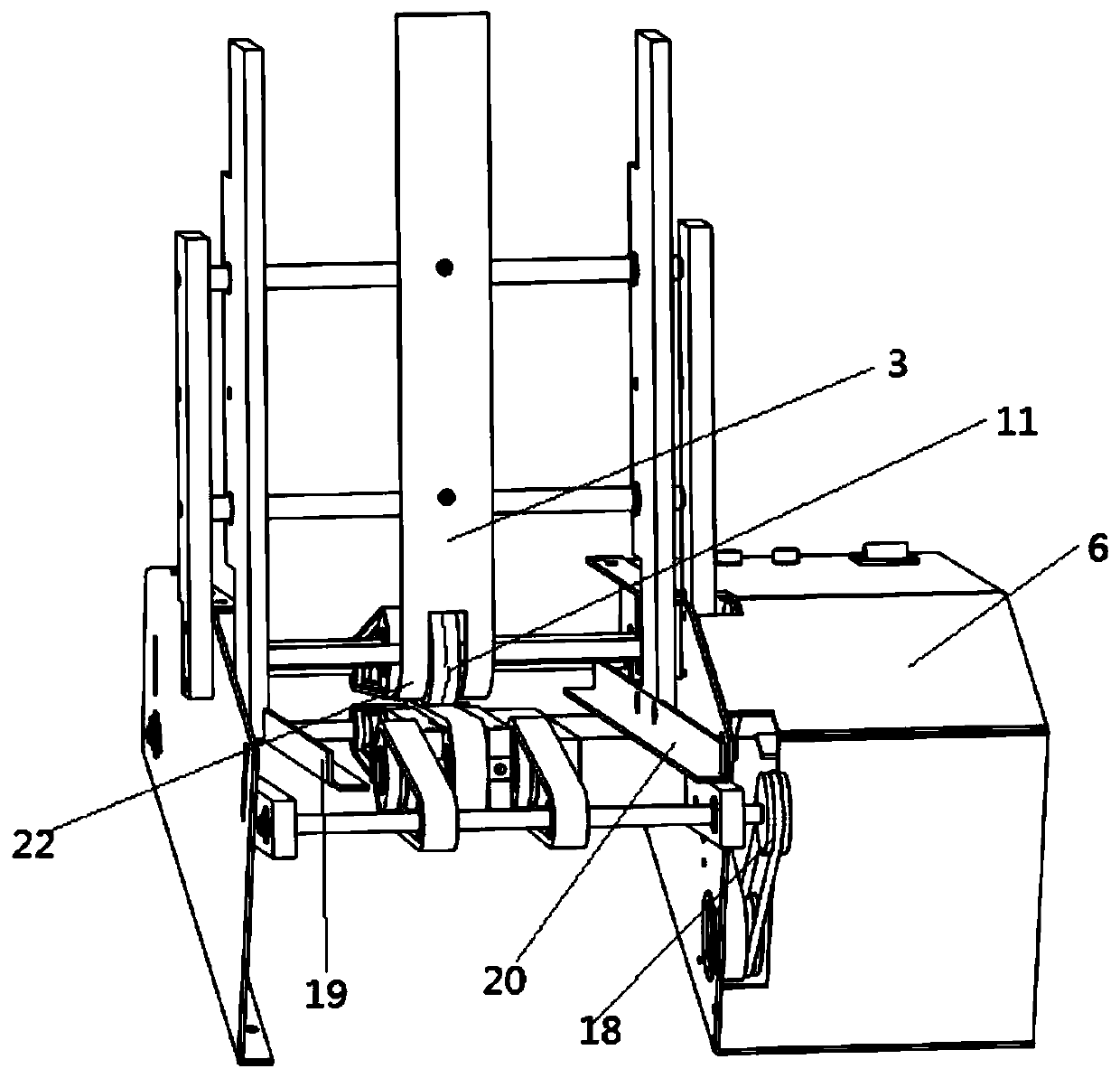 Paperboard indentation device for packaging box production