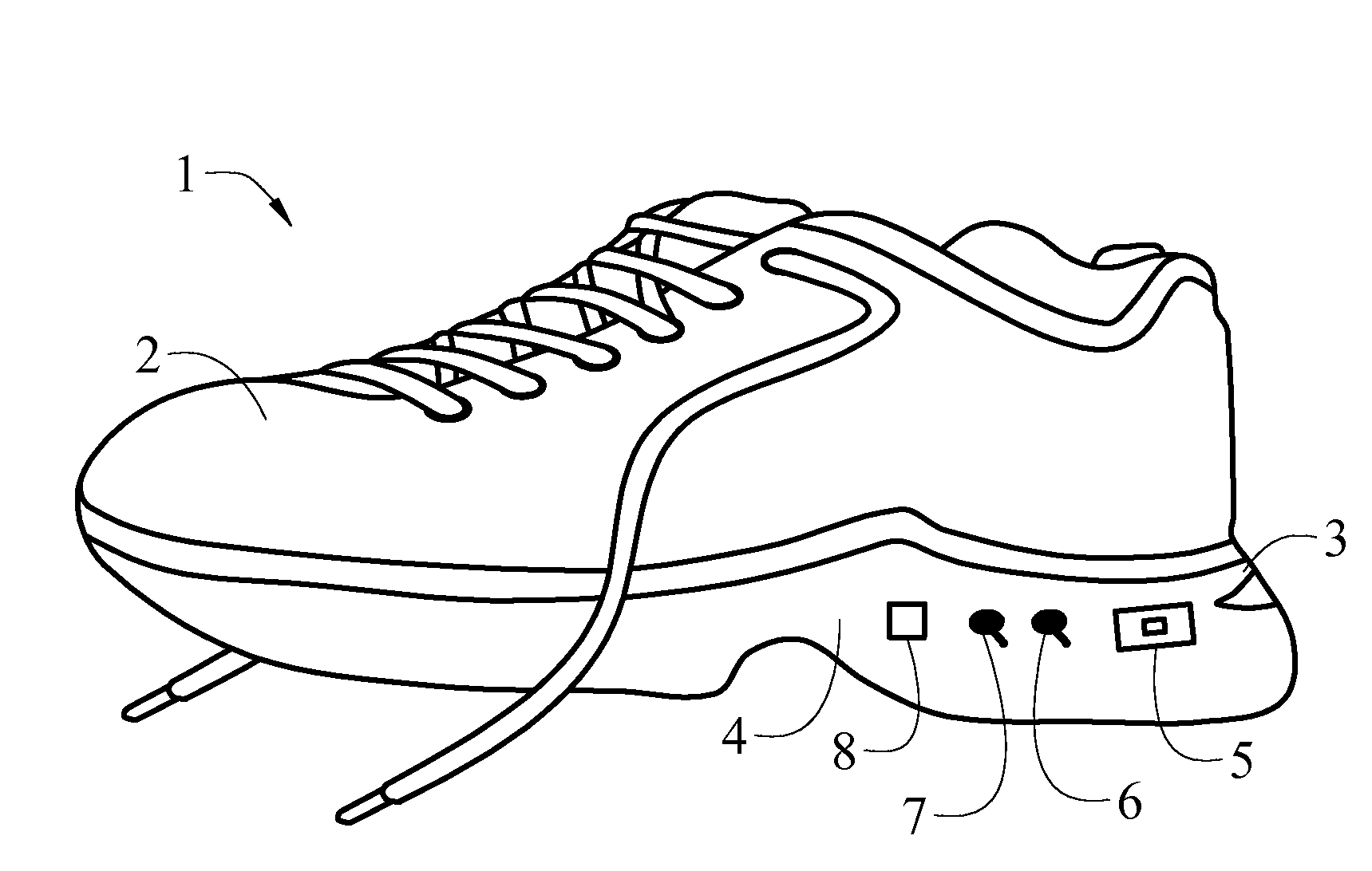Vibratory shoe for feet