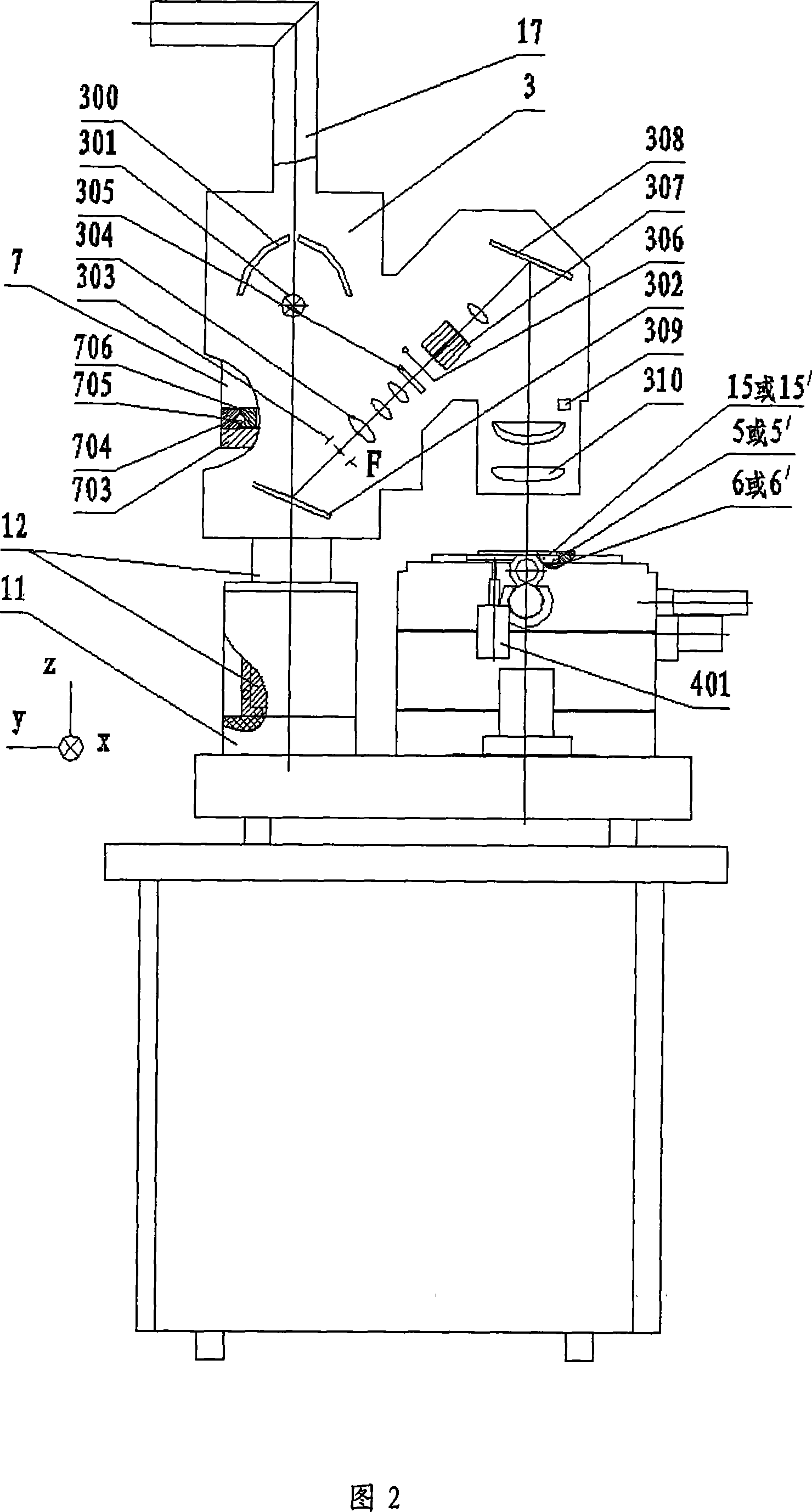 Dual-purpose copy arrangement for ultraviolet lighting micro-nano graph air pressure stamping and photolithography