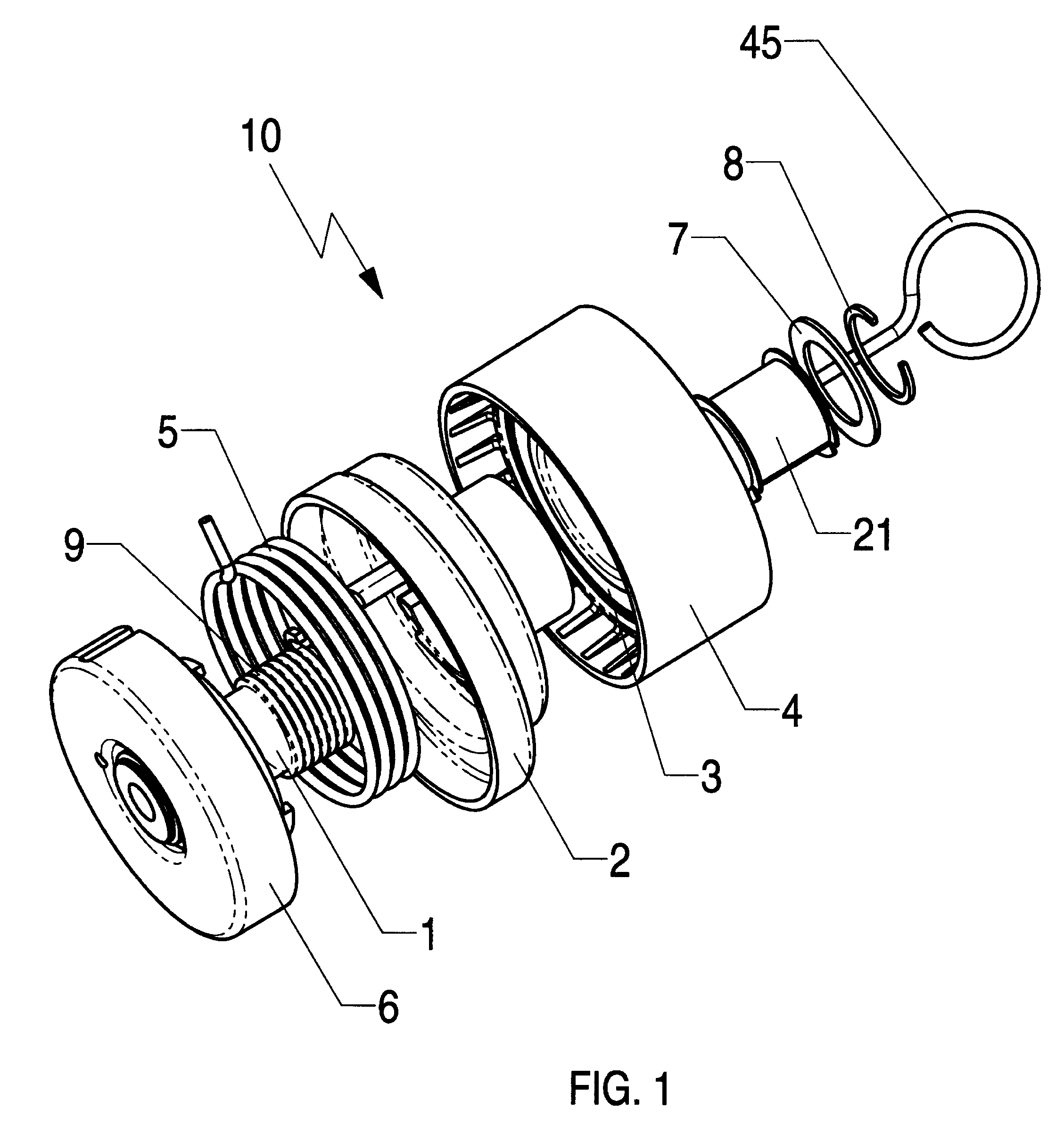 Tensioner with reinstallation feature