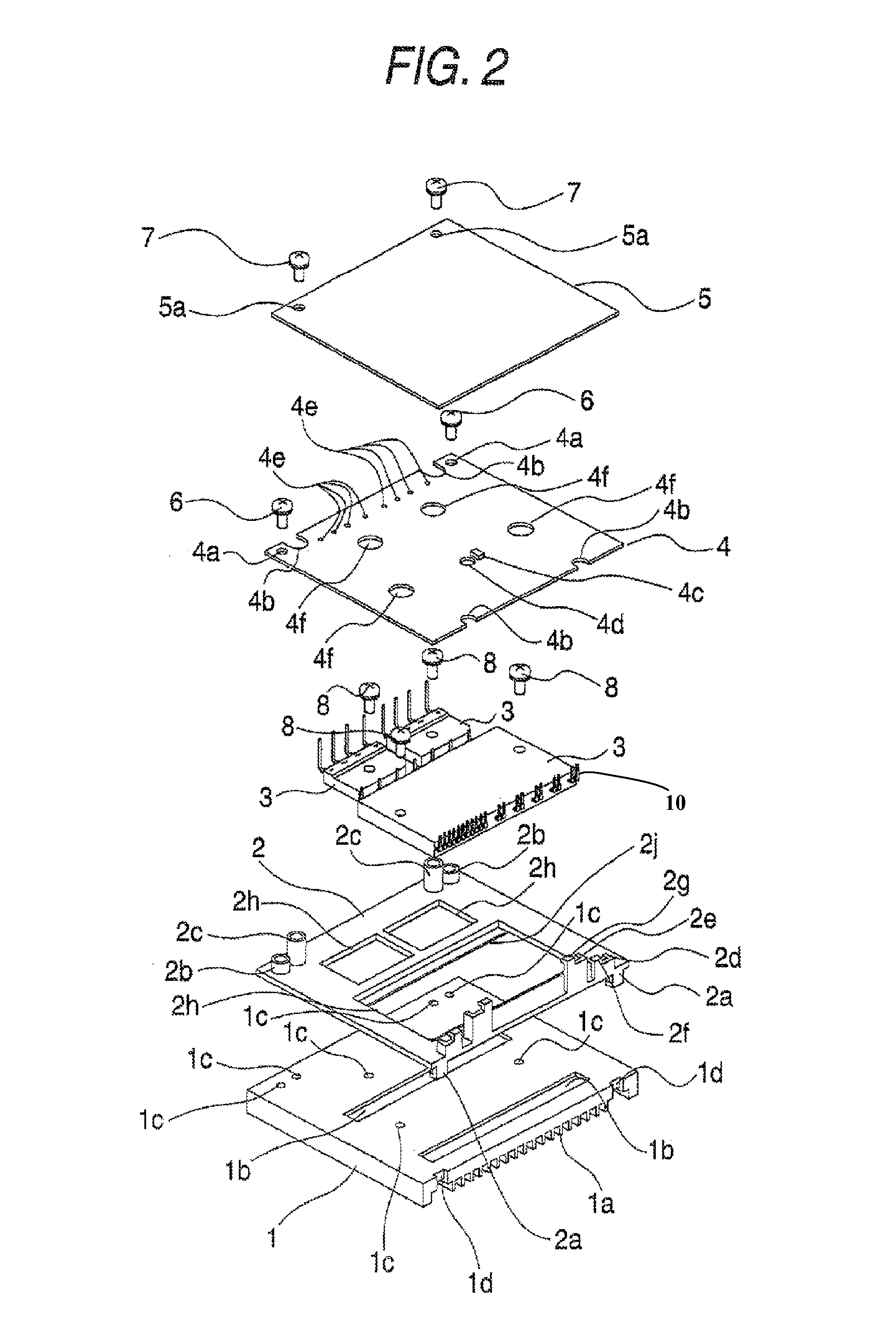 Motor control apparatus and method of assembling motor control apparatus