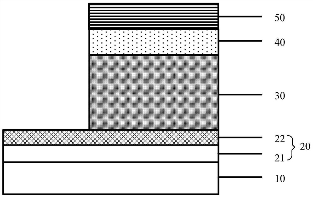 A light-emitting diode with pipn structure and its preparation method