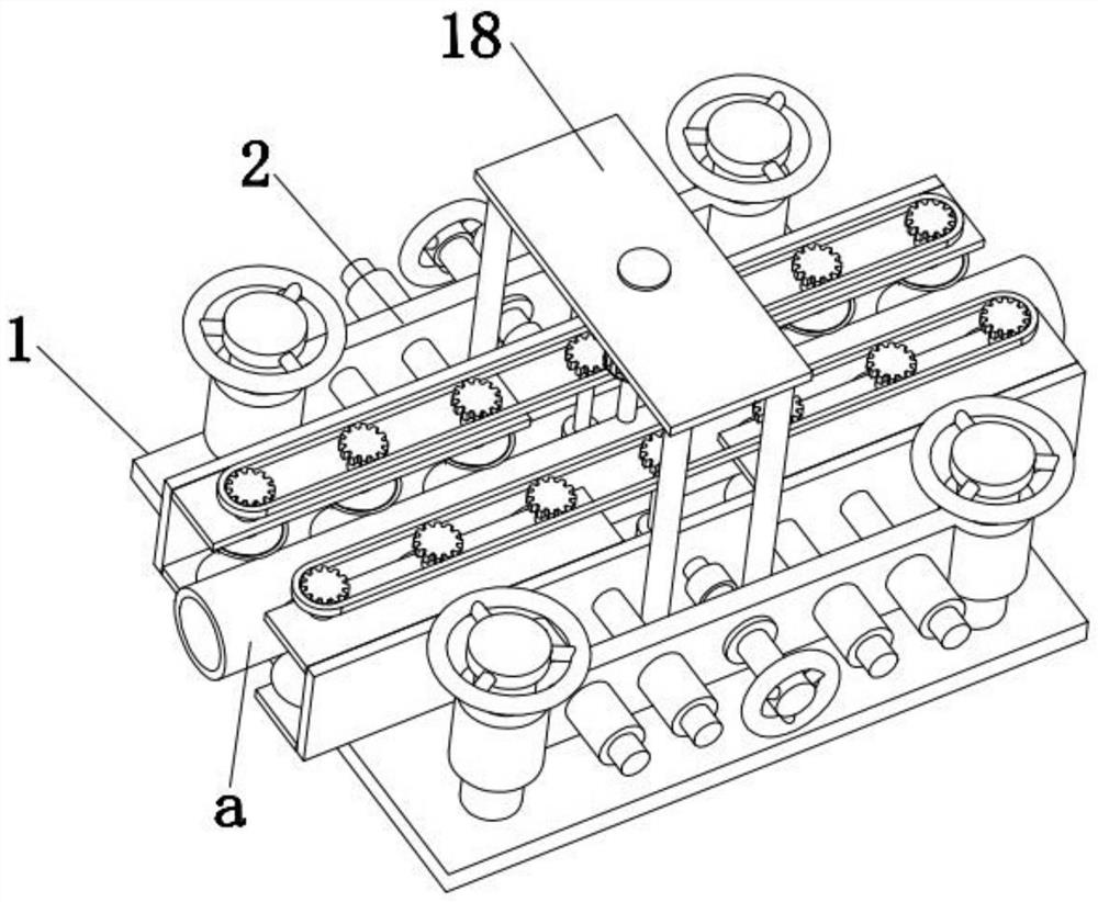 A portable pipe drilling machine for municipal engineering