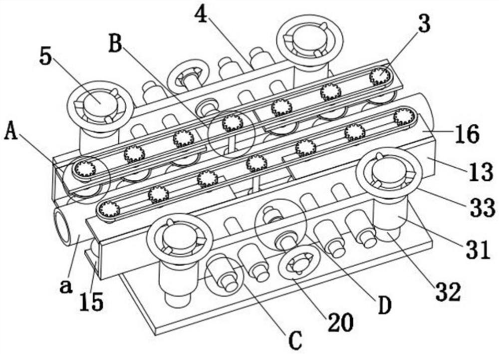 A portable pipe drilling machine for municipal engineering