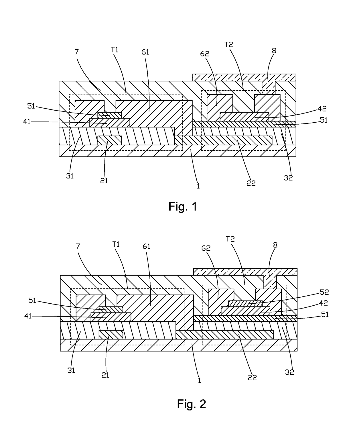 TFT backplate structure comprising transistors having gate isolation layers of different thicknesses and manufacture method thereof
