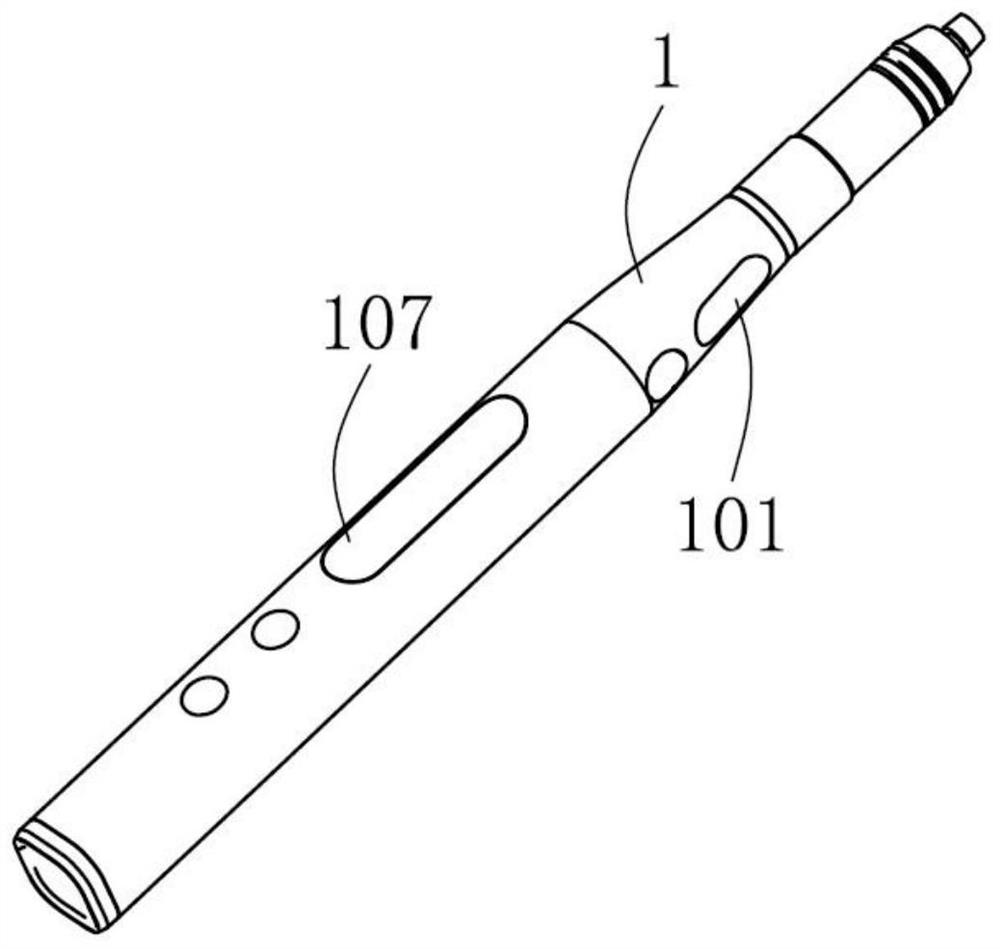Oral cavity anesthesia injection device