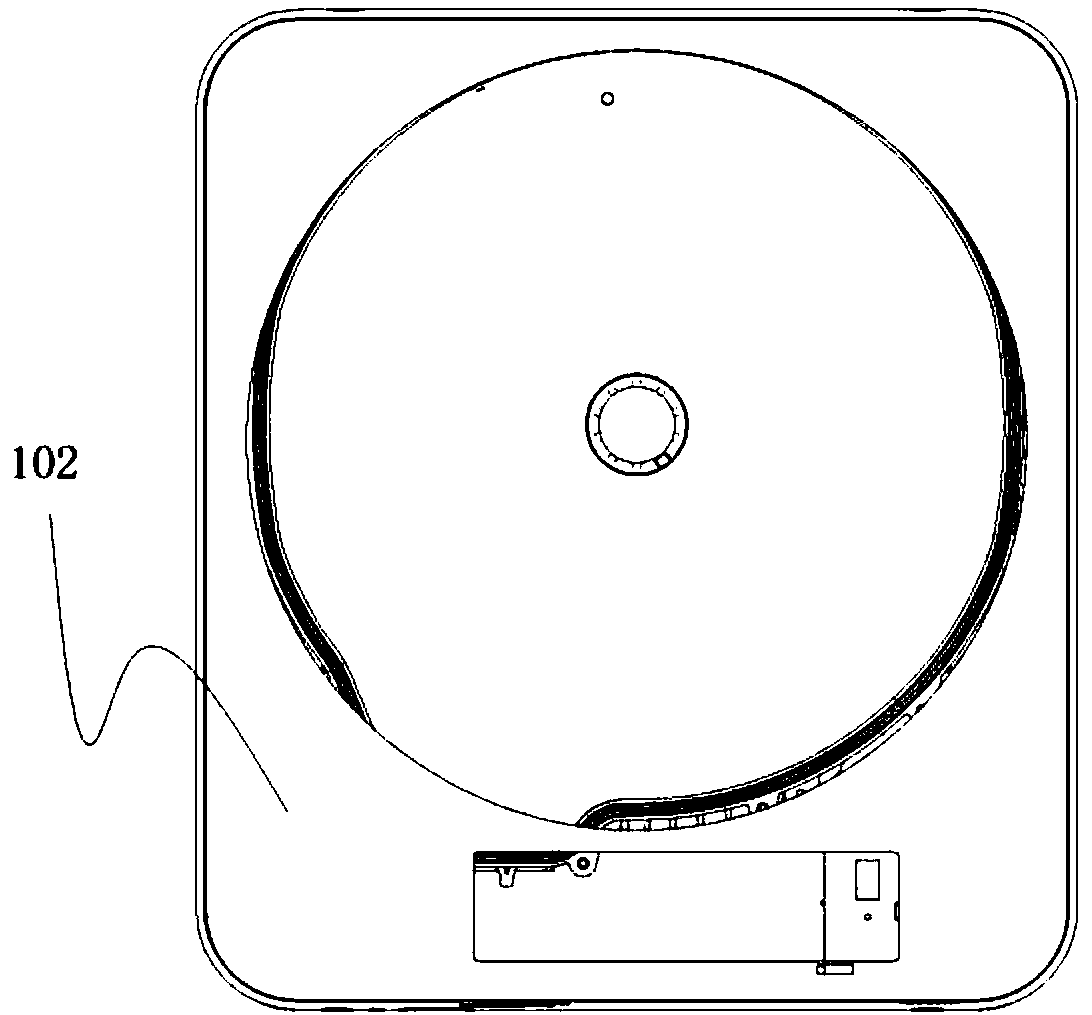 Wall-mounted clothes treatment appliance