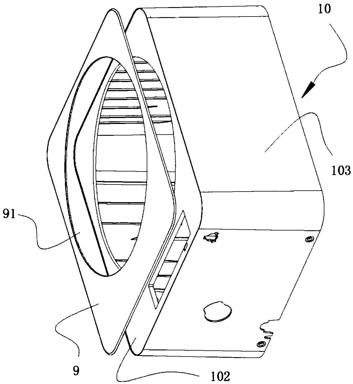 Wall-mounted clothes treatment appliance