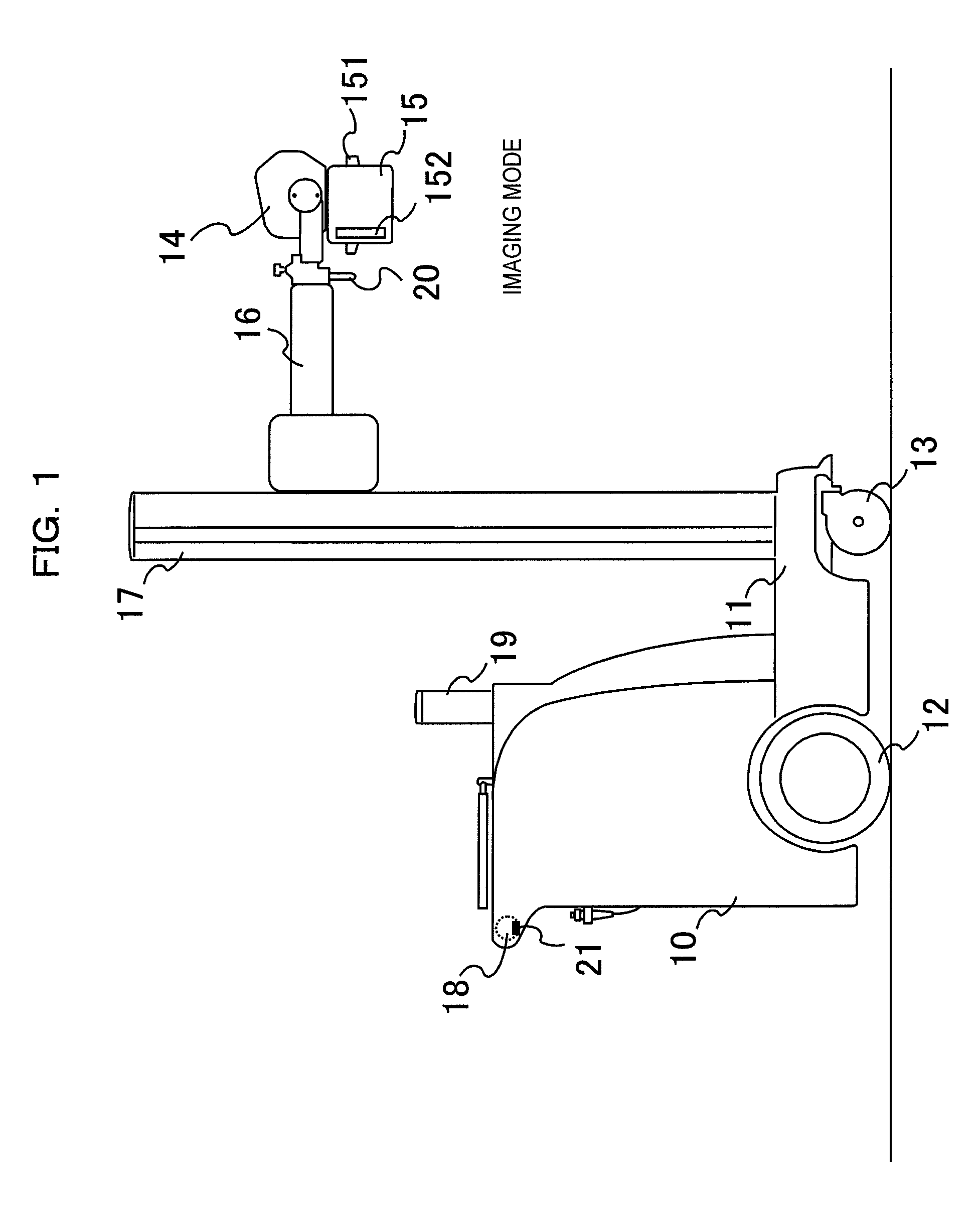 Mobile X-ray device and method for controlling mobile X-ray device