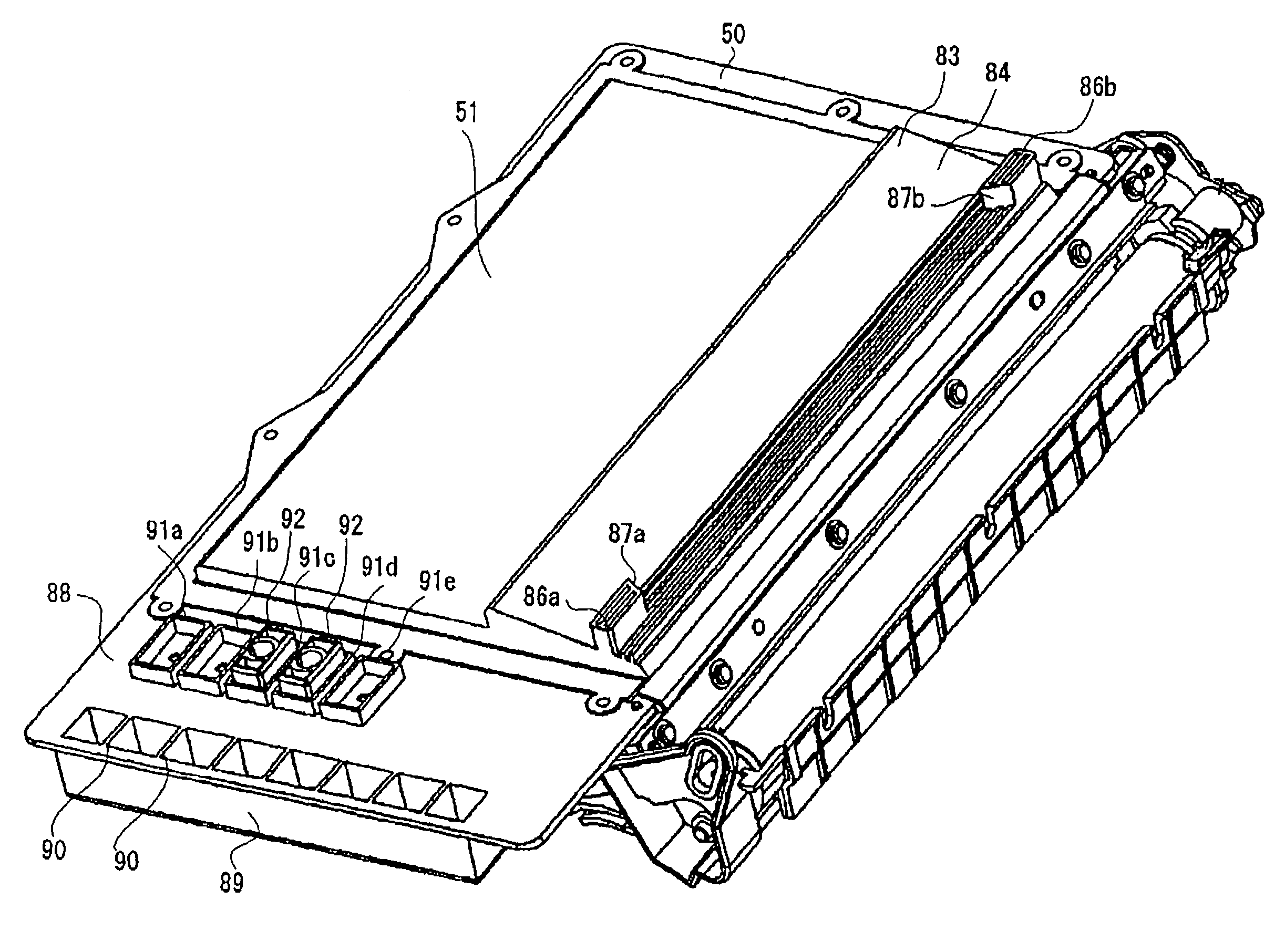 Image forming device and insertable developing unit with identification protrusions for determining compatibility