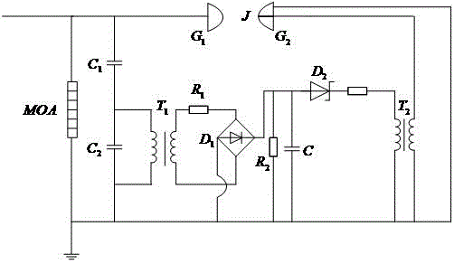 Neutral point protection device of transformer