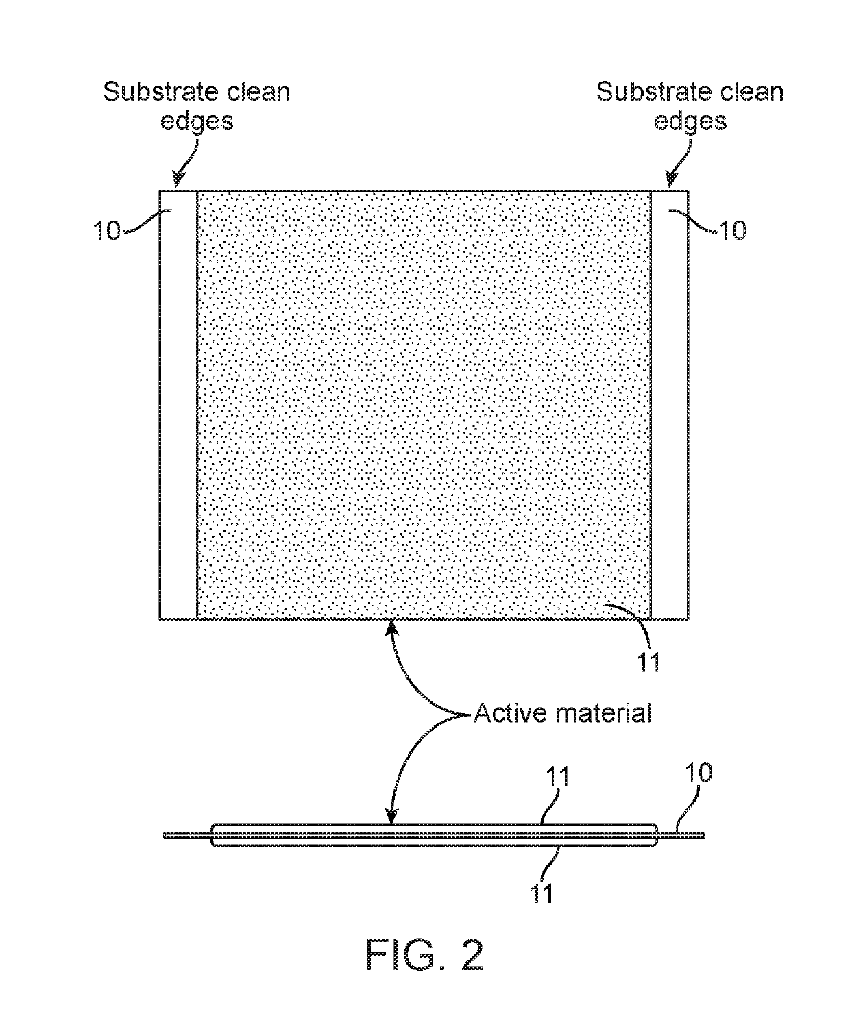 Coated iron electrode and method of making same