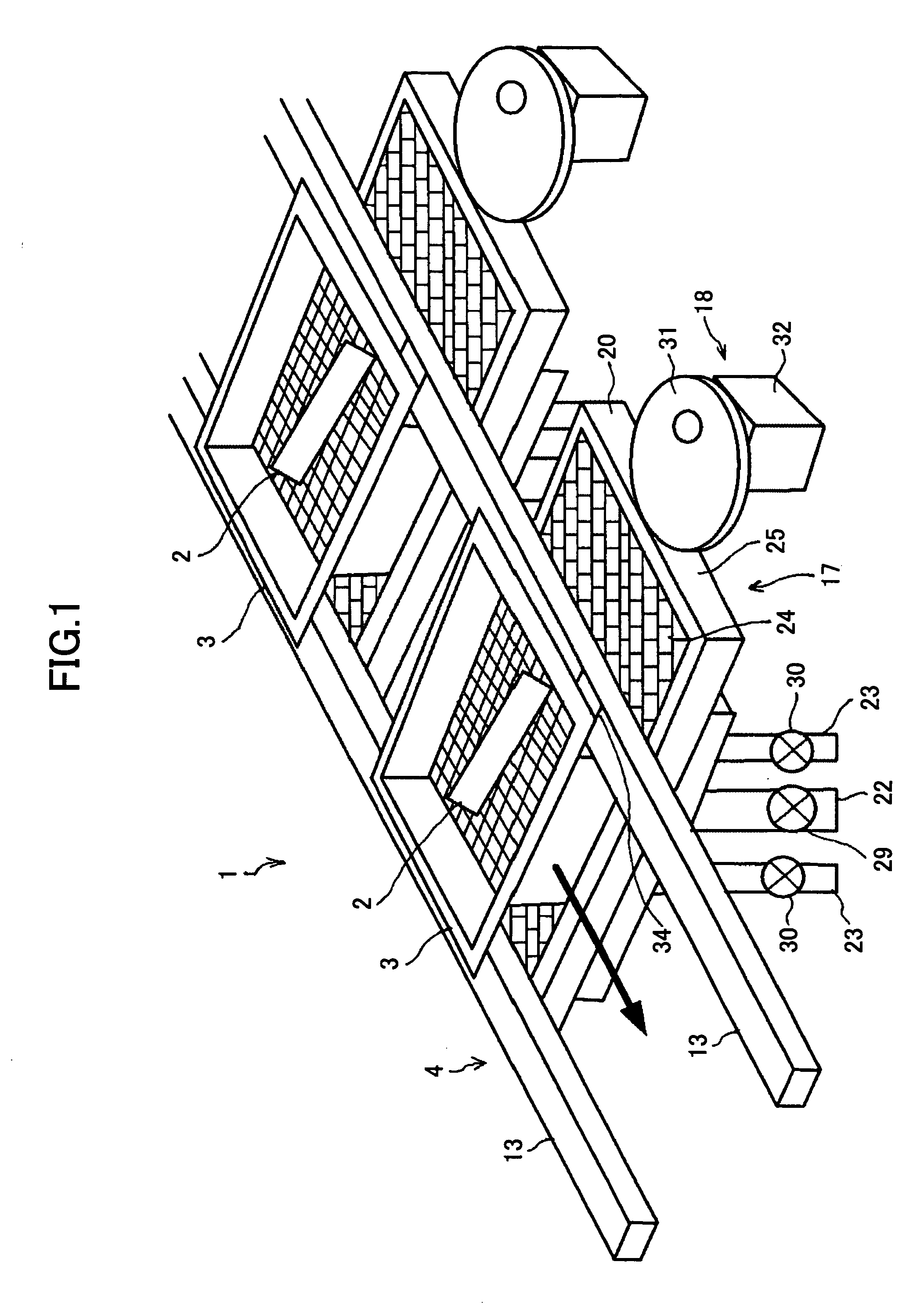 Dry type cleaning apparatus and dry type cleaning method