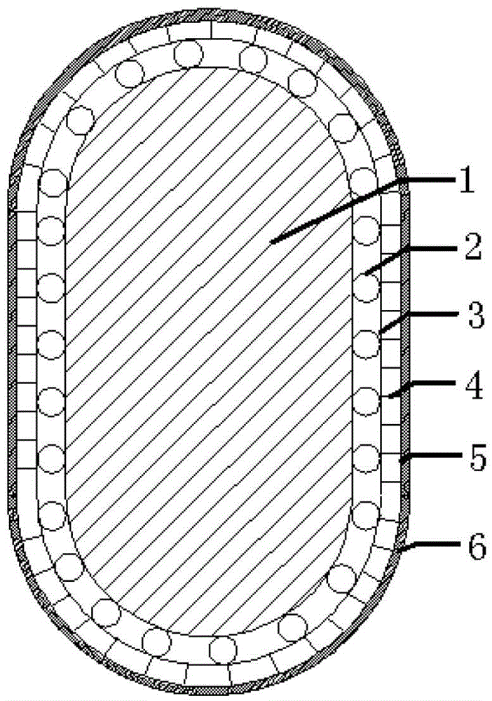 An anti-underwater explosion impact device for bridge piers