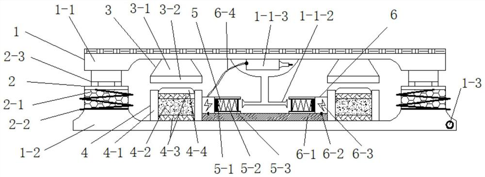 A self-powered detection device and detection method for weighing road vehicles