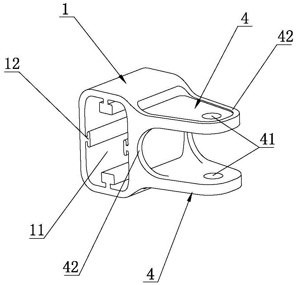 Automobile suspension rack supporting base structure